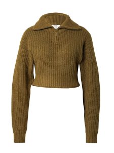 Chiara Biasi co-created by ABOUT YOU_AW23_pack shots_Lio jumper_dark olive_59,90_127444936