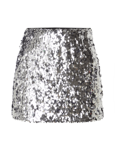 Emili Sindlev co-created by ABOUT YOU_AW23_Silva Skirt_silver_89,90_12446362