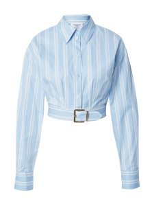 HOERMANSEDER co-created by ABOUT YOU_AW23_GOTS Binia Blouse_white striped:blue_49,90_12358335