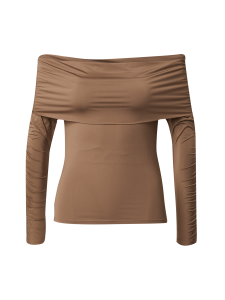 Toni Garrn co-created by ABOUT YOU_Pack Shots_GSR Chiara Top_taupe_44,90_12519818