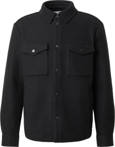 Dan Fox Apparel Essentials co-created by ABOUT YOU_SS2024_Pack Shot_Nelson Overshirt_black_8990