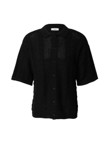 Kevin Trapp co-created by ABOUT YOU_Pack-Shots_Erwin Knit Shirt _black_4990
