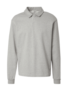 Kevin Trapp co-created by ABOUT YOU_Pack-Shots_GOTS Luke Polo Sweatshirt_grey melange_6490