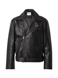 Kevin Trapp co-created by ABOUT YOU_Pack-Shots_Richard leather jacket_black_29900