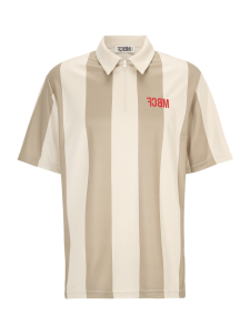 FCBM co-created by ABOUT YOU_SS2024_Pack Shots_Amir Poloshirt_offwhite:tan stripes_5990